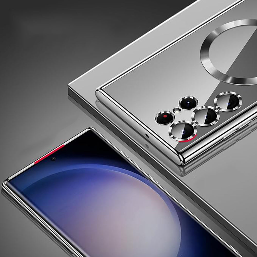 Techsuit - Luxury Crystal MagSafe - Galaxy S24 Ultra - Silver