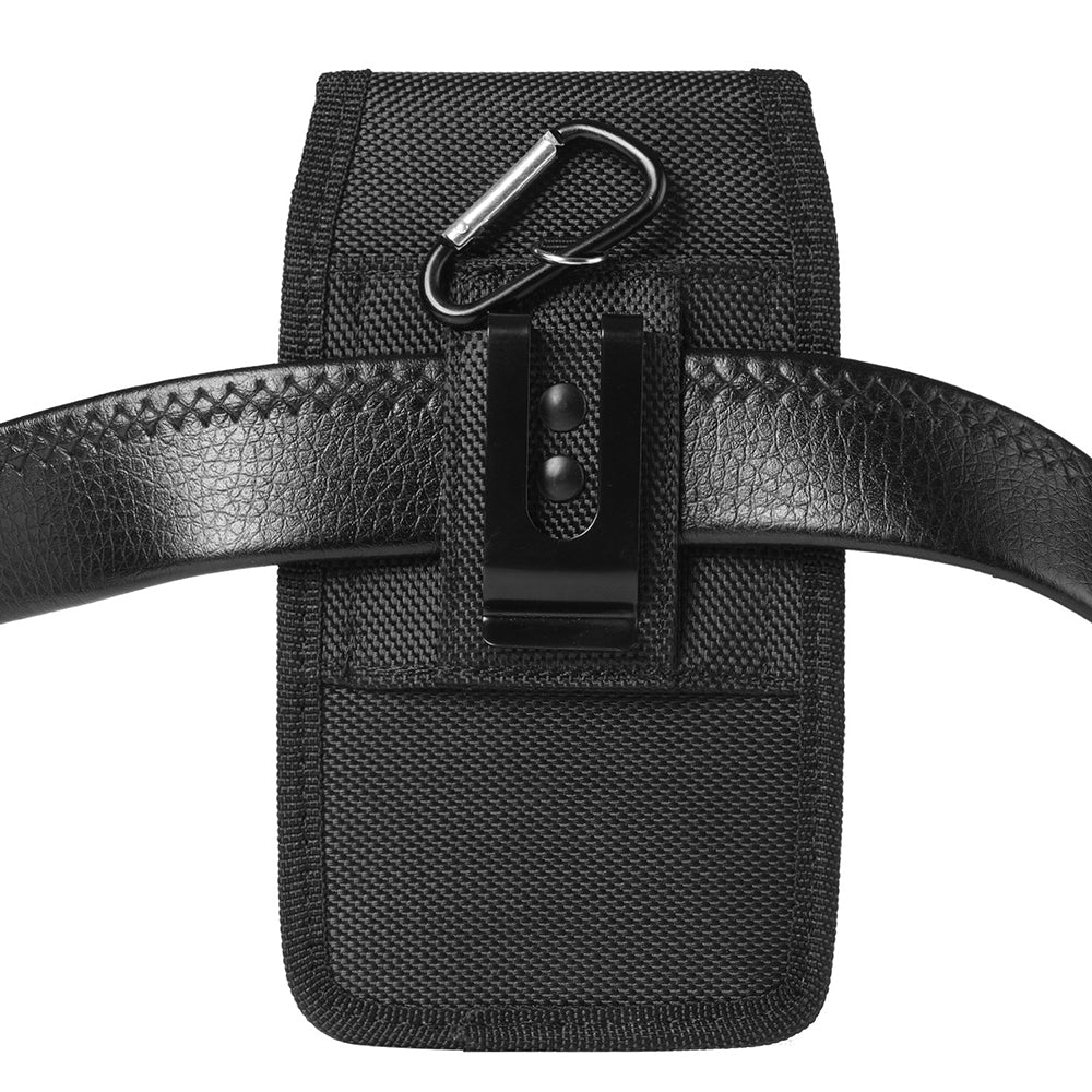 Techsuit - Outdoor Phone Waist Bag (TWB1) - Multifunctional, Bike, Wearable, Belt Hanging, XXXL, 19x11x2.5cm, 7 inch - Black