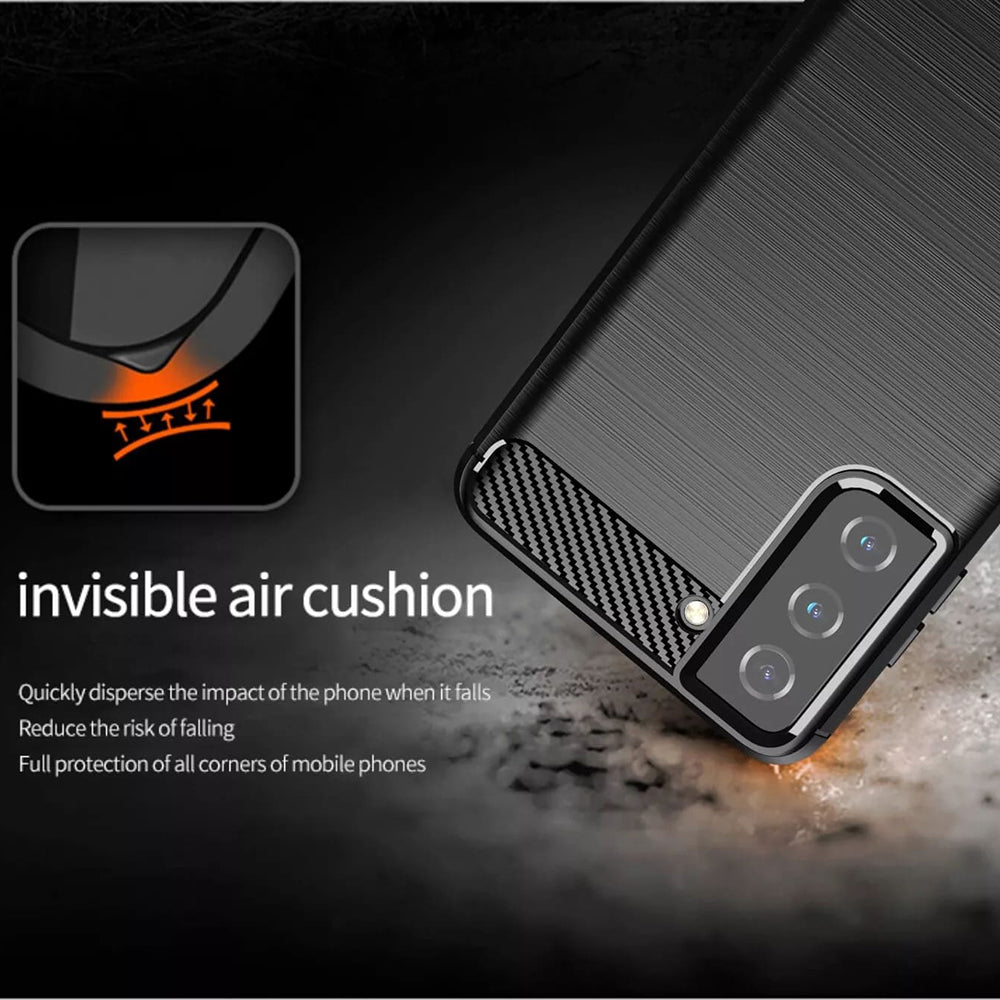 Techsuit - Carbon Silicone - Galaxy S20 FE / S20 FE 5G - Blue