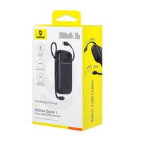 Baseus QPow 2 20000mAh 30W powerbank με 2x USB-C (μαύρο)