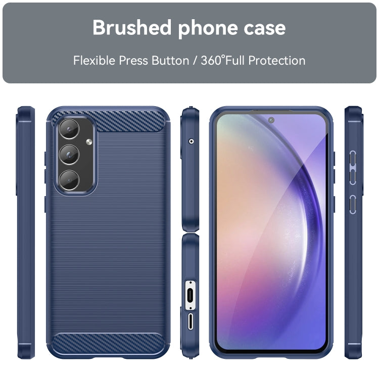 Techsuit - Carbon Silicone - Galaxy A55 5G - Blue