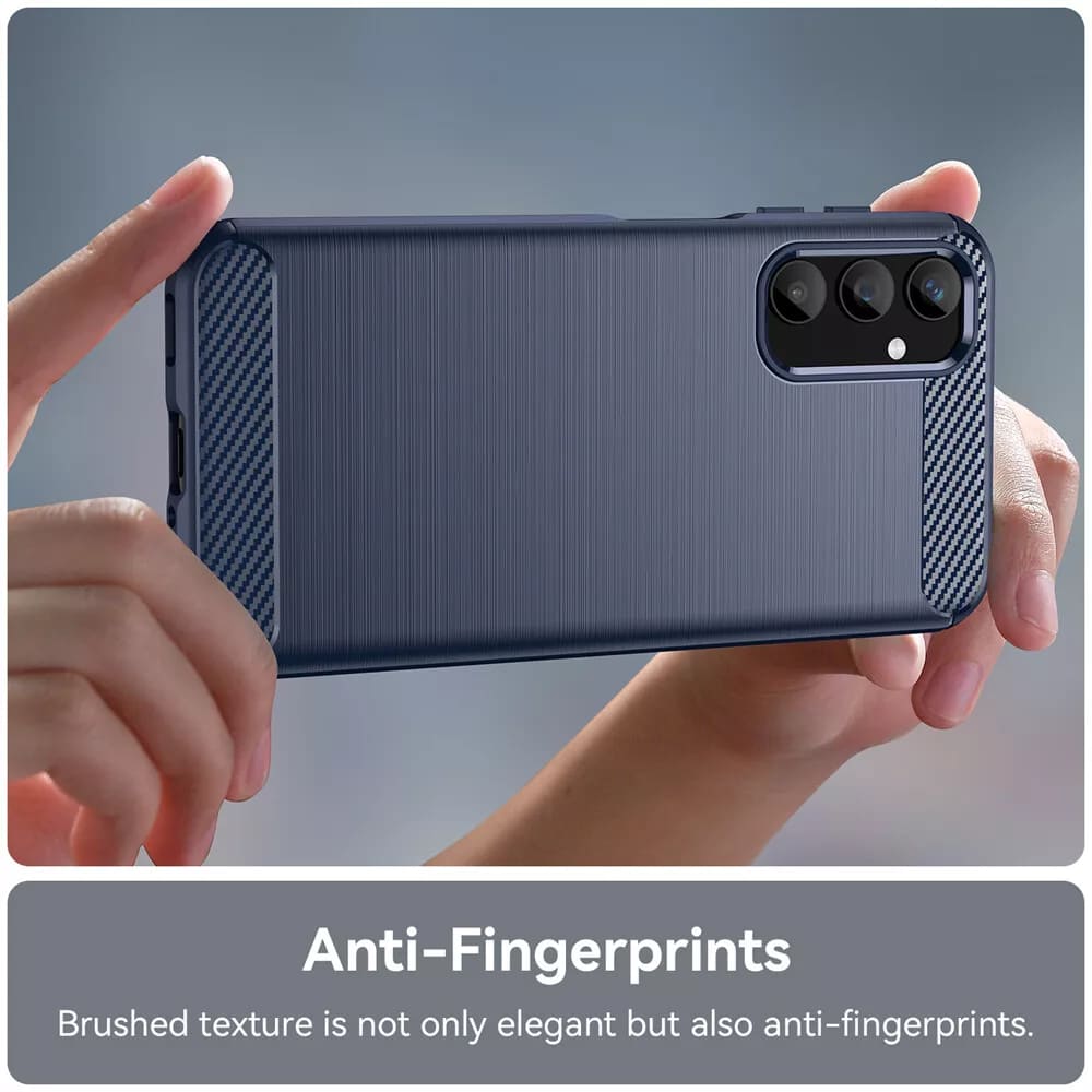 Techsuit - Carbon Silicone - Galaxy A55 5G - Blue