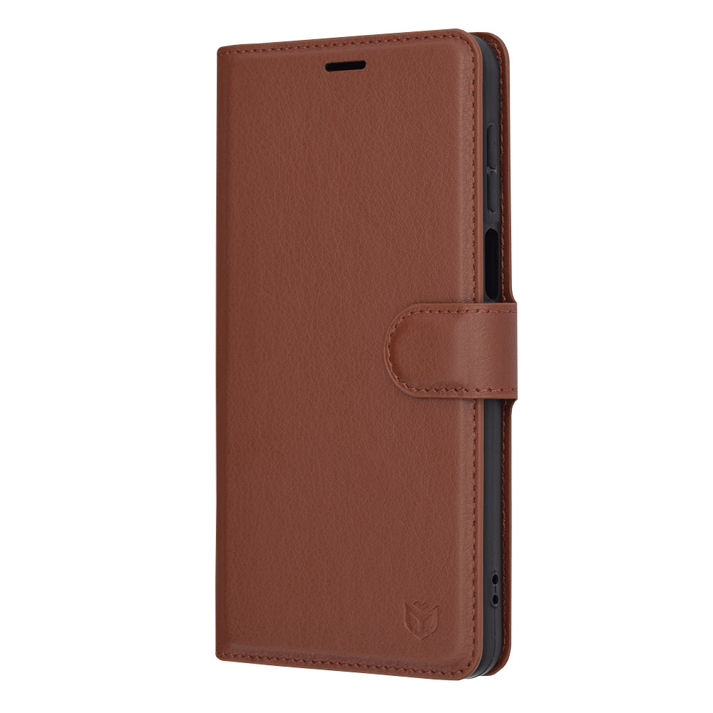 Techsuit - Leather Folio - Motorola Moto G14 - Brown