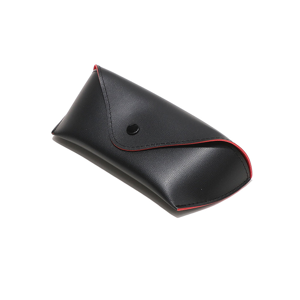 Techsuit - Glasses Case (ETOB1) - Eco Leather, 167 x 70 x 40mm - Black