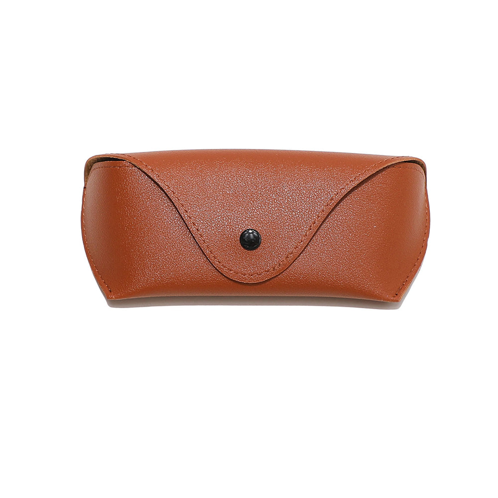 Techsuit - Glasses Case (ETPU2) - Eco Leather, 167 x 70 x 40mm - Brown