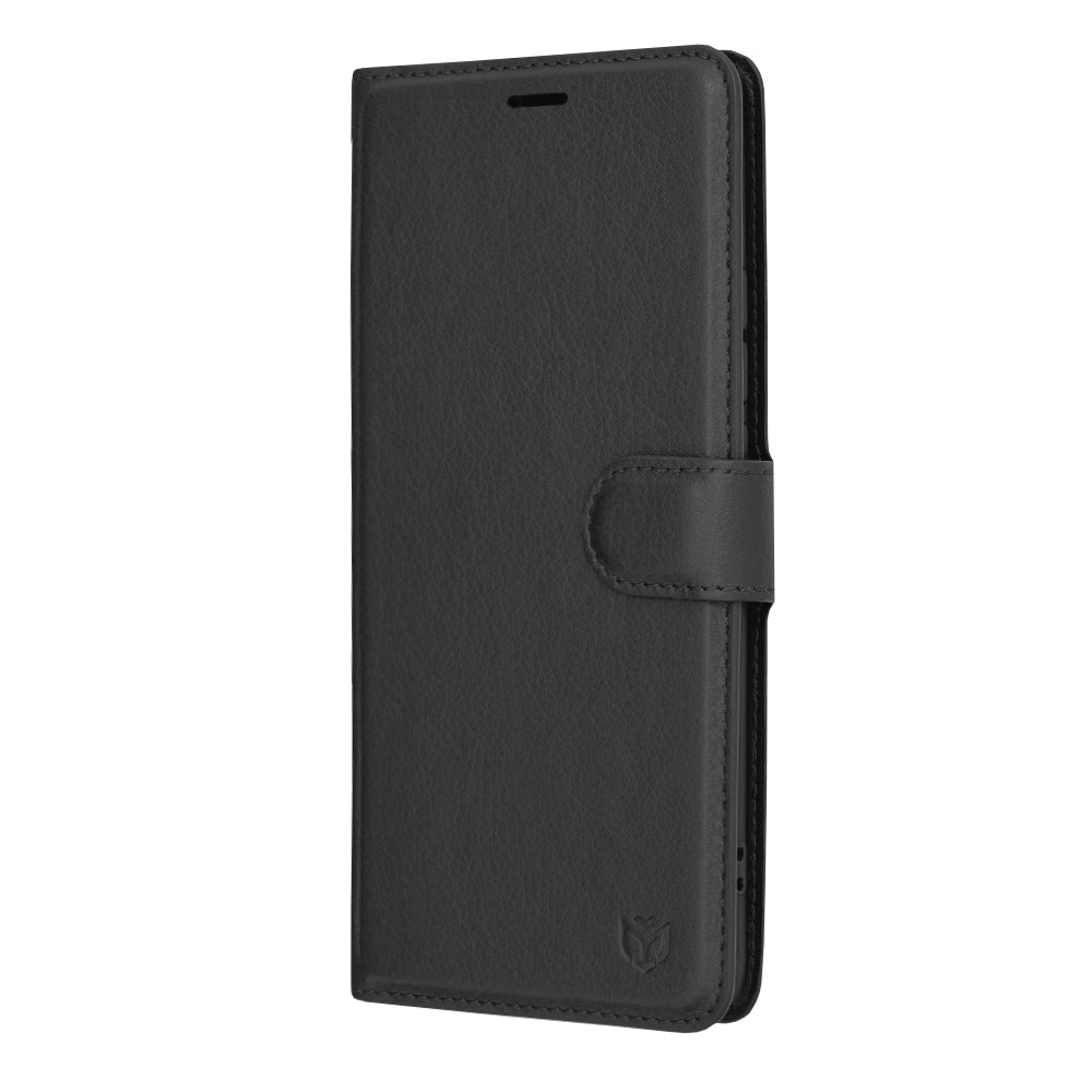Techsuit - Leather Folio - Oppo Reno10 / Reno10 Pro - Black