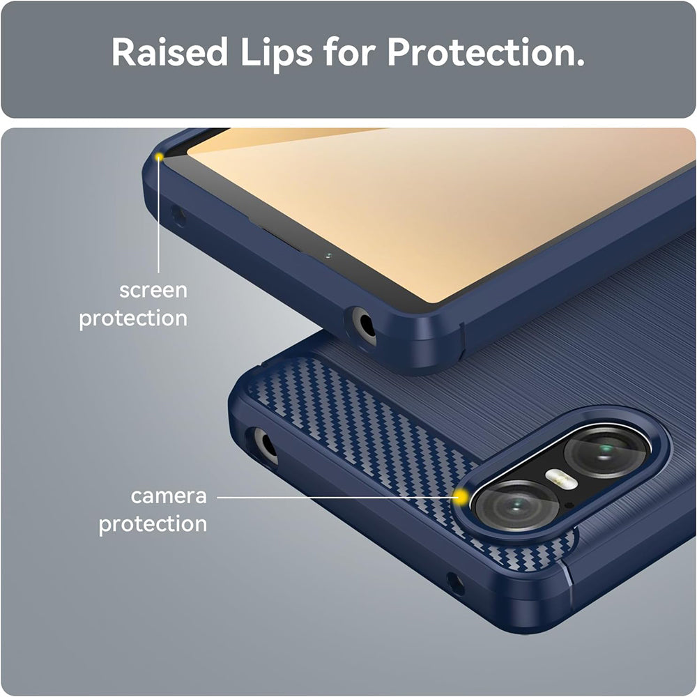 Techsuit - Carbon Silicone - Sony Xperia 10 VI - Black