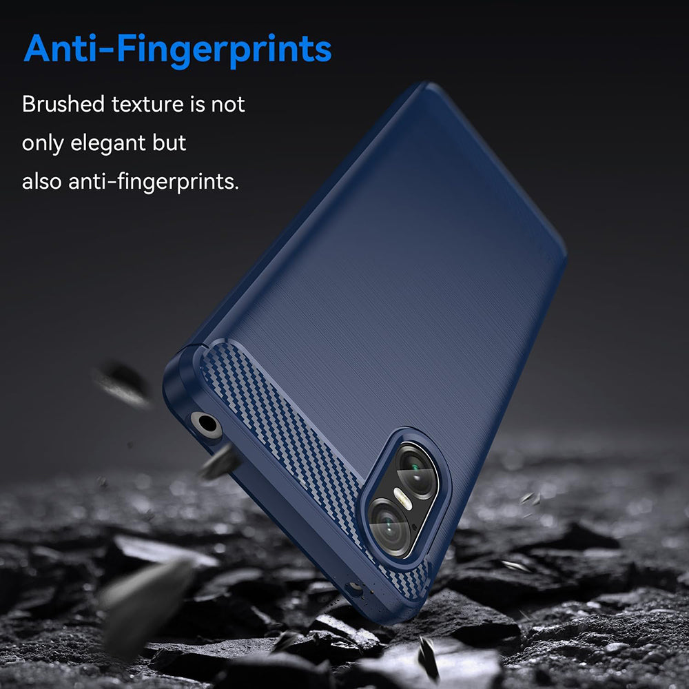 Techsuit - Carbon Silicone - Sony Xperia 10 VI - Black