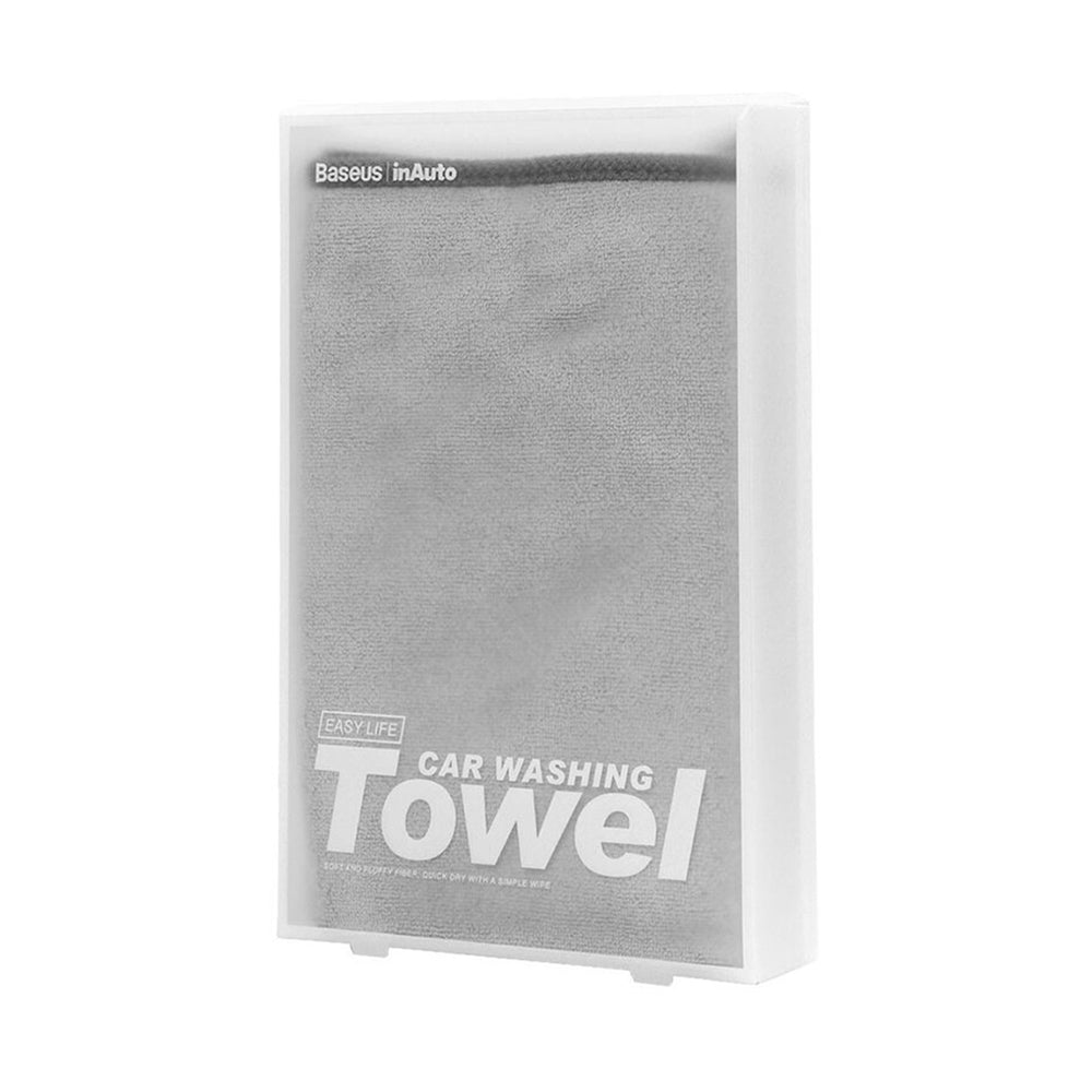 Baseus - Car Drying Towel (CRXCMJ-A0G) - from Microfiber, for Auto Detailing, 40x80cm - Gray