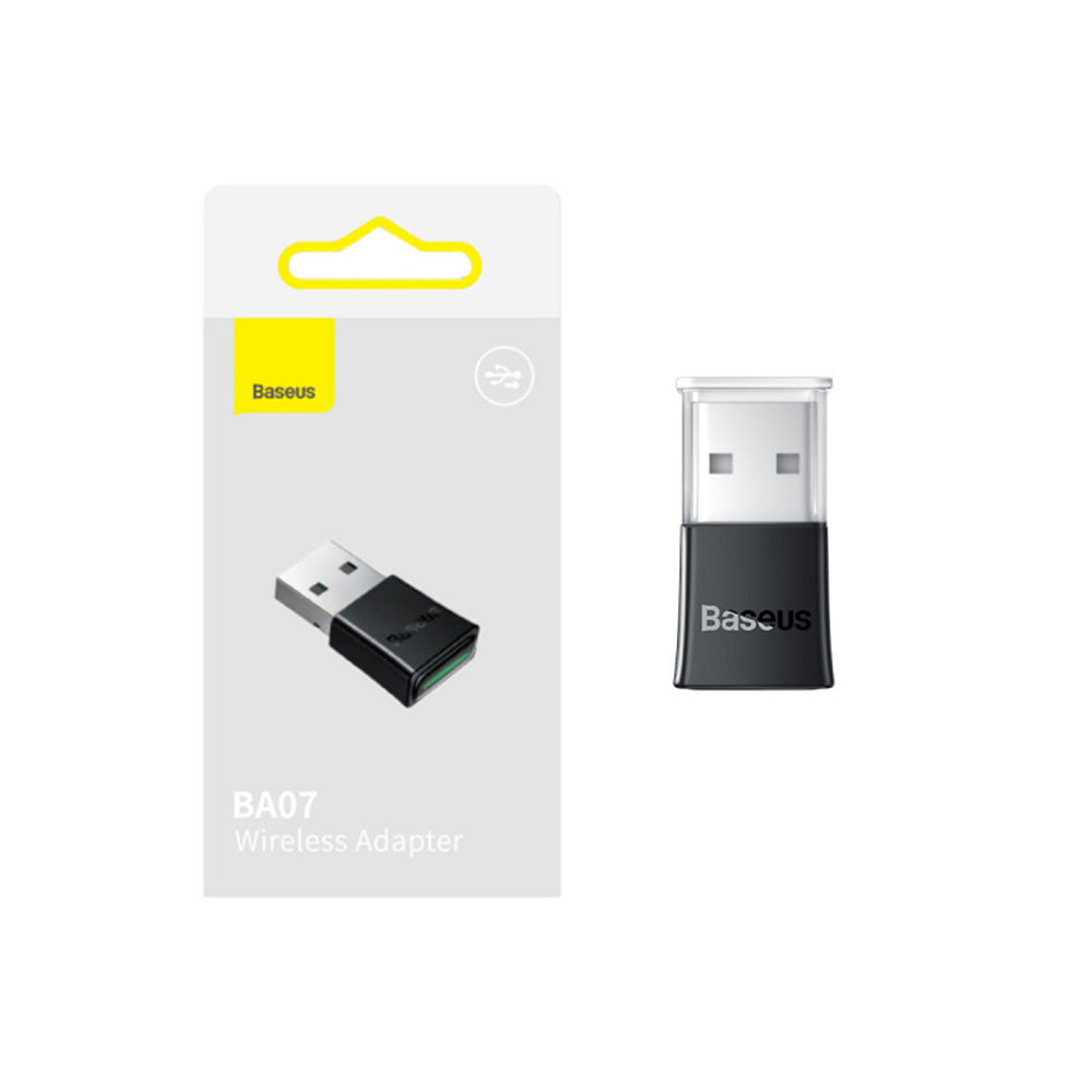 Baseus - Wireless Adapter BA07 (ZJBA010001) - Bluetooth, for Keyboards, Phones, Earphones - Black