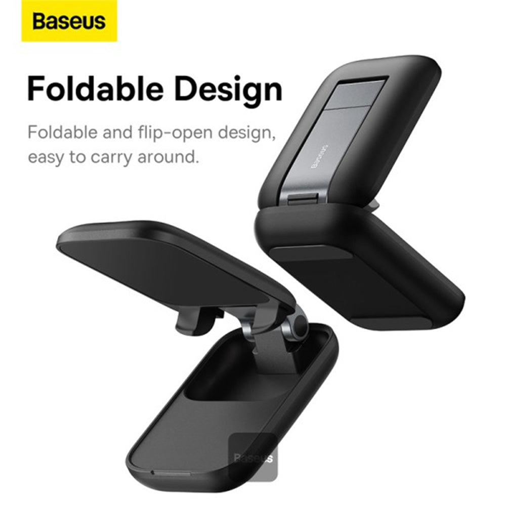 Baseus - Desk Holder Seashell Series (B10551500111-00) - Foldable, Height Adjustable - Cluster Black