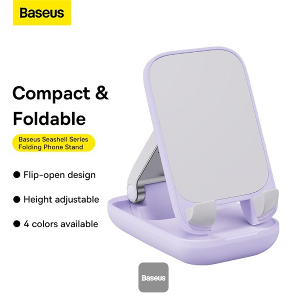 Baseus - Desk Holder Seashell Series (B10551500511-00) - Foldable, Height Adjustable - Purple