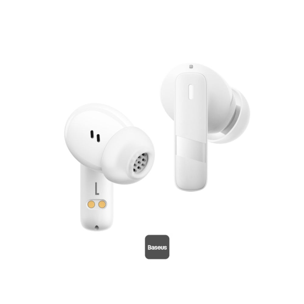 Baseus - Wireless Earbuds Bowie E20 (A00069700223-00) - Bluetooth 5.3, True Wireless, 2 ENC Mics, Powerful Bass, IPX5 - White