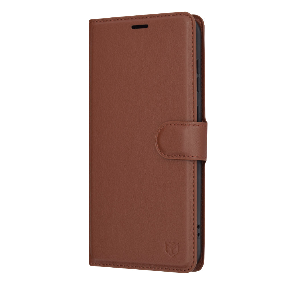 Techsuit - Leather Folio - Galaxy S23 Plus - Brown