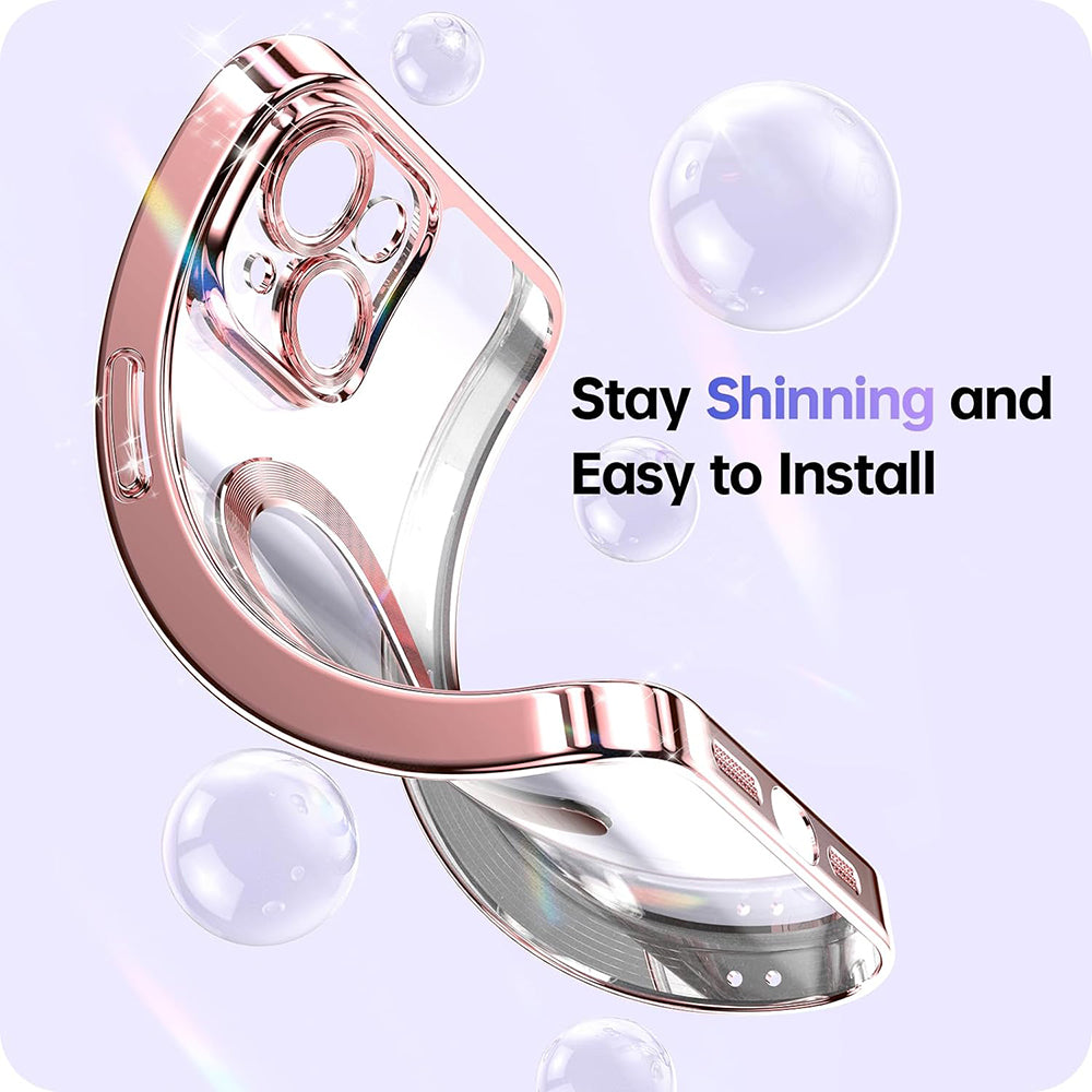 Techsuit - Luxury Glitter MagSafe - iPhone 12 Pro - Light Purple