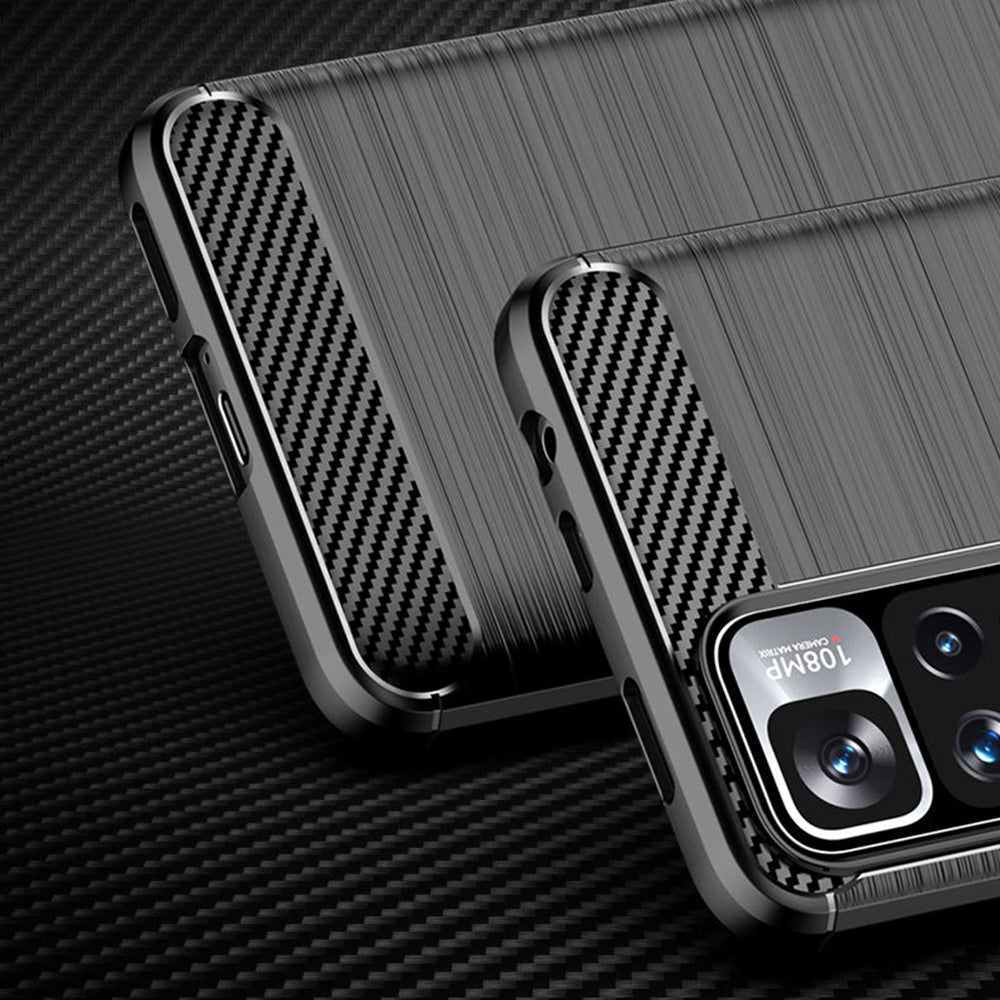 Techsuit - Carbon Silicone - Xiaomi Redmi Note 11 Pro+ 5G - Black