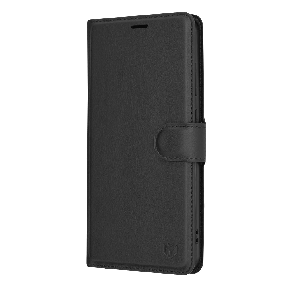 Techsuit - Leather Folio - Galaxy S24 Plus - Black