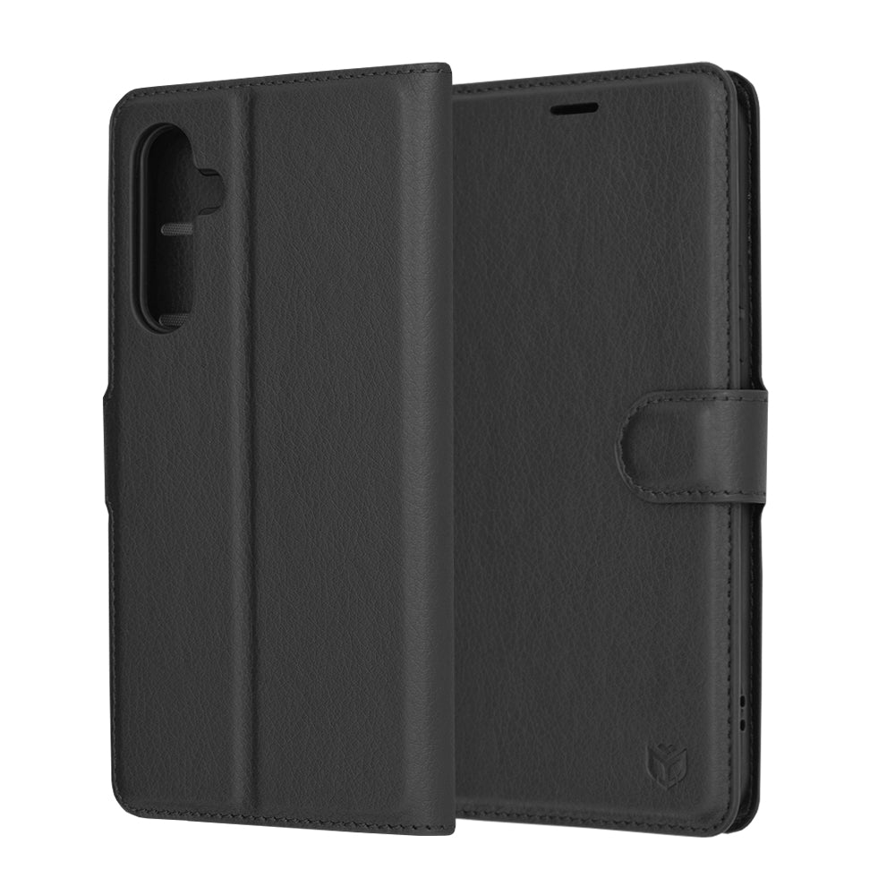 Techsuit - Leather Folio - Galaxy A54 - Black