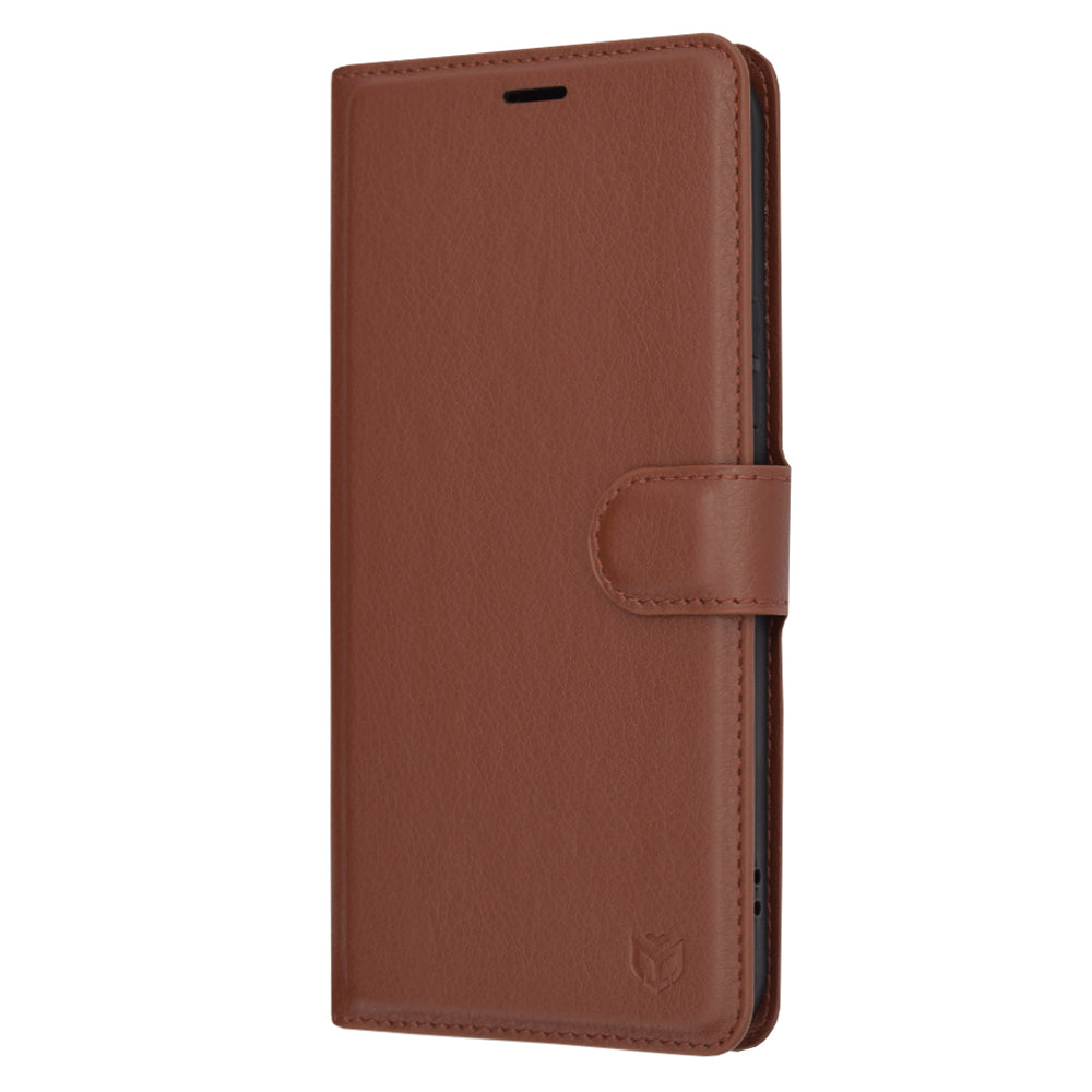 Techsuit - Leather Folio - Galaxy A54 - Brown