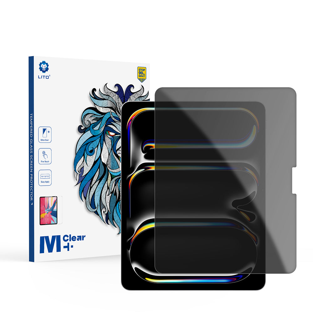 Lito - 2.5D Classic Glass - iPad Pro 13 (2024) / Air 13 (2024) / Air 13 (2025) - Privacy