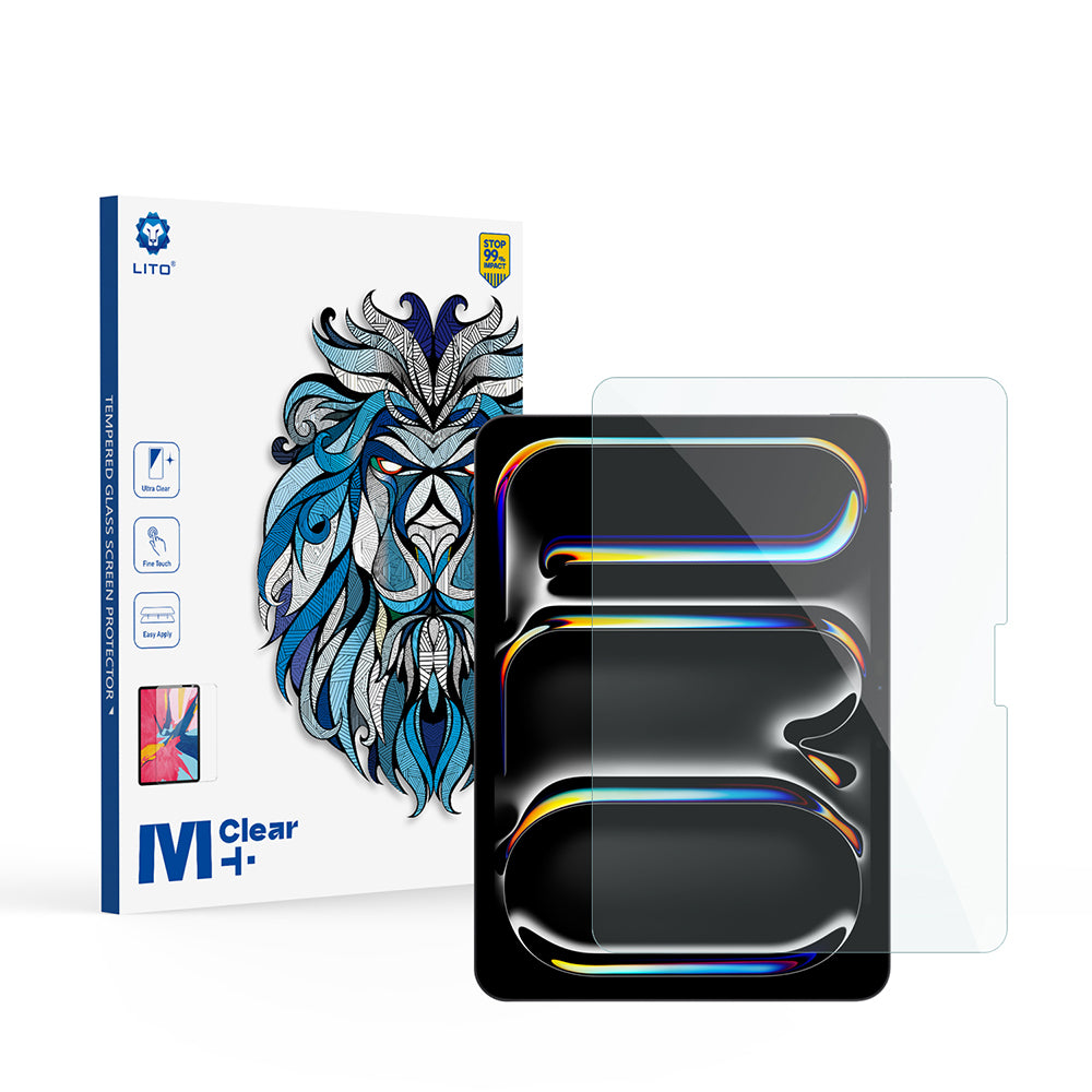 Lito - 2.5D Classic Glass - iPad Pro 11 (2024) / iPad Pro 11 (2025) - Clear