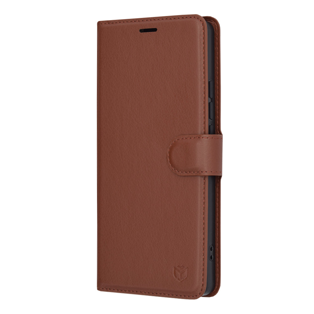 Techsuit - Leather Folio - Xiaomi Redmi Note 13 Pro 4G / Poco M6 Pro 4G - Brown