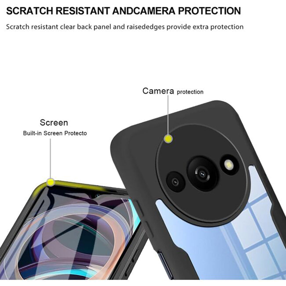 Techsuit - ColorVerse 360 Series + Screen Protector - Xiaomi Redmi A3 / Redmi A3x - Black