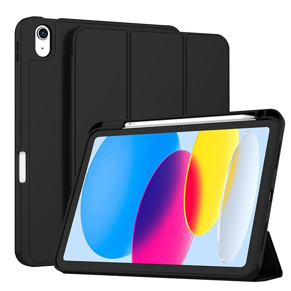 Techsuit - Flex Trifold (with Pencil Holder) - iPad 10 (2022) 10.9 / 11 (2025) - Black