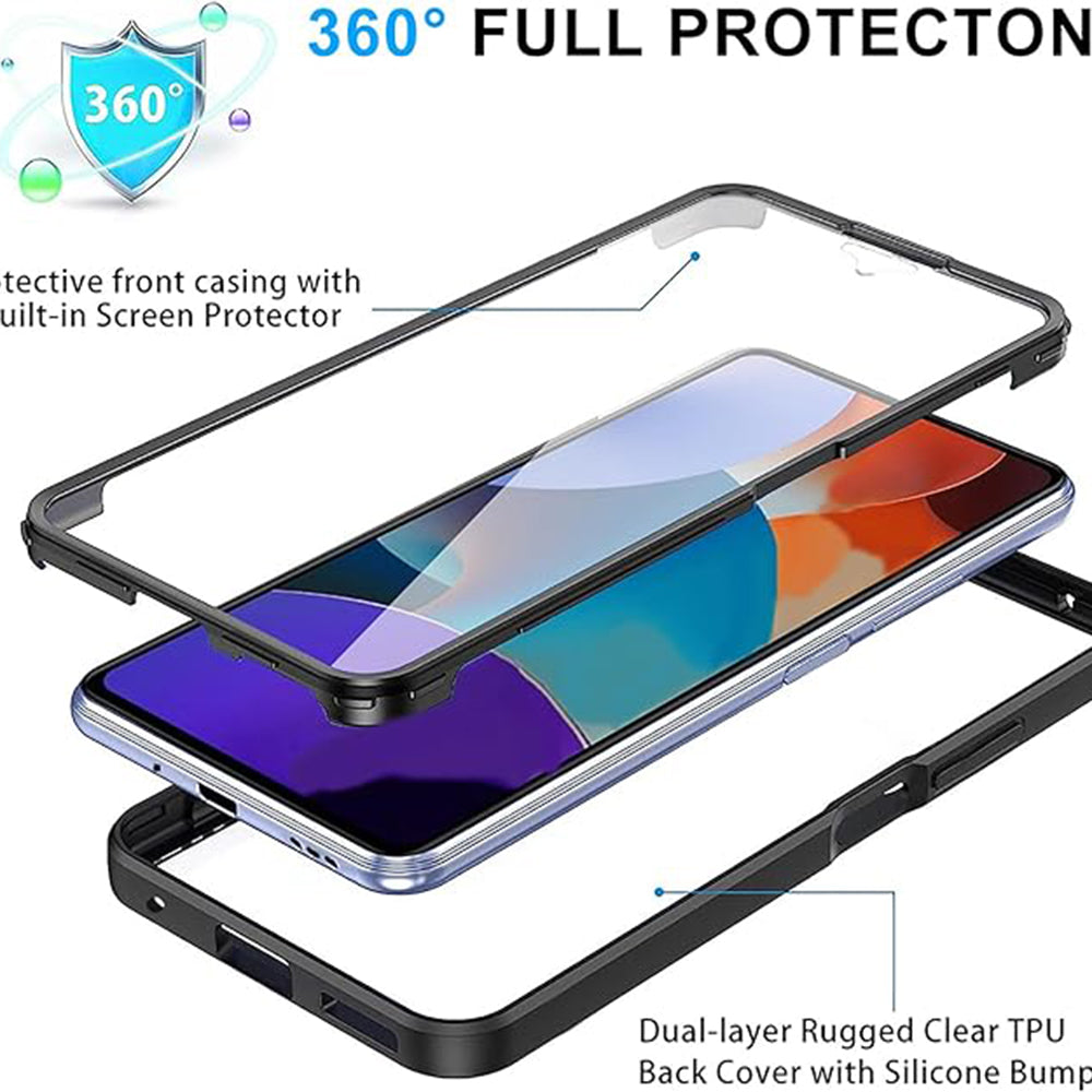 Techsuit - ColorVerse 360 Series + Screen Protector - Oppo A79 5G / OnePlus Nord N30 SE - Black