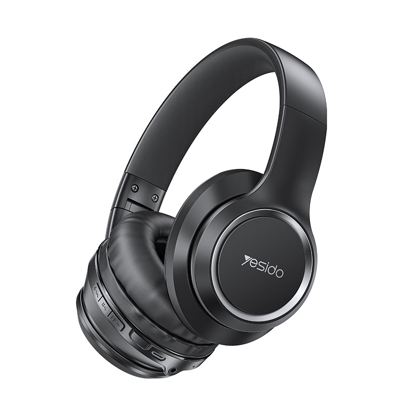 Yesido - Wireless Headphones (EP03) - Foldable with Noise Canceling, Super Bass - Black