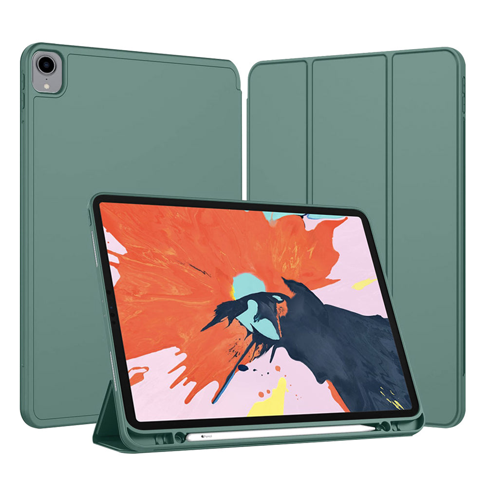 Techsuit - Flex Trifold (with Pencil Holder) - iPad Pro 12.9 (2018/2020/2021/2022) - Green