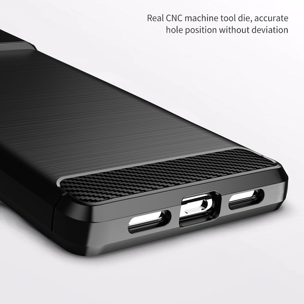 Techsuit - Carbon Silicone - Google Pixel 6 - Black