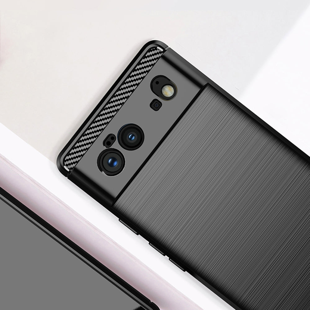 Techsuit - Carbon Silicone - Google Pixel 6 - Black