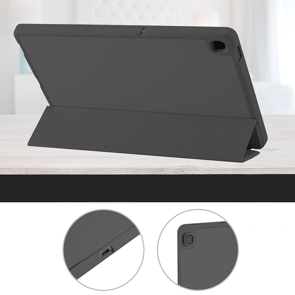 Techsuit - Flex Trifold (with Pencil Holder) - Galaxy Tab A7 Lite - Black