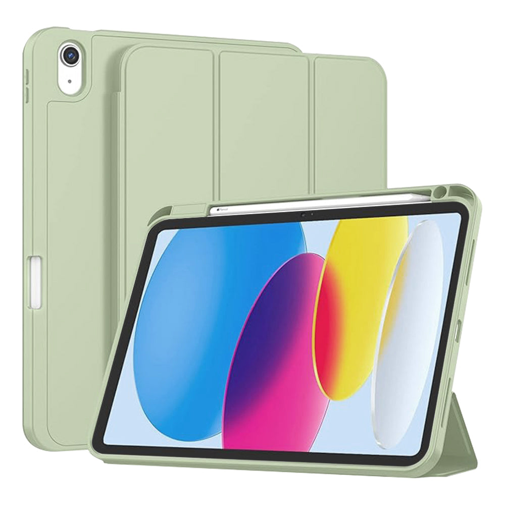 Techsuit - Flex Trifold (with Pencil Holder) - iPad 10 (2022) 10.9 / 11 (2025) - Matcha Green