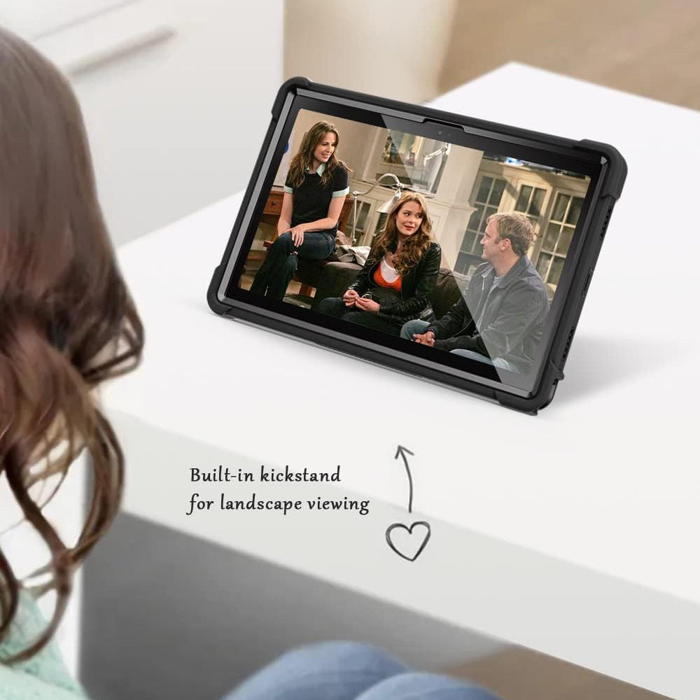 Techsuit - Rugged TabShell + Screen Protector - Galaxy Tab A8 10.5 (2021) - Black