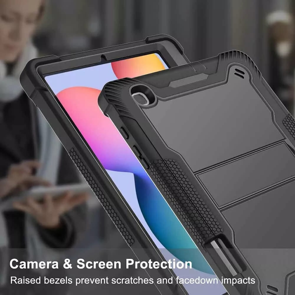 Techsuit - Rugged TabShell + Screen Protector - Galaxy Tab S6 Lite 10.4 P610/P615 - Black