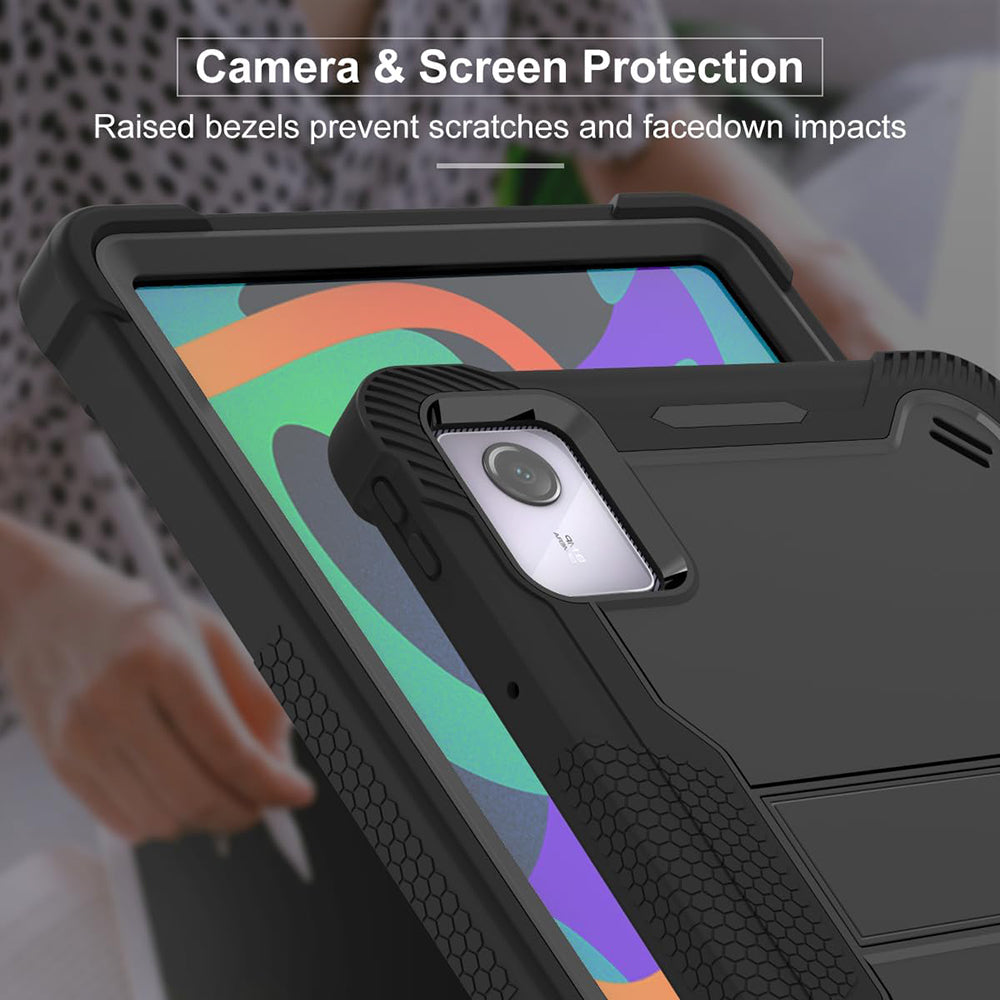 Techsuit - Rugged TabShell + Screen Protector - Lenovo Tab M11 - Black