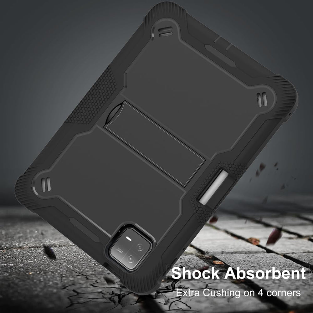 Techsuit - Rugged TabShell + Screen Protector - Xiaomi Pad 6 / Pad 6 Pro - Black