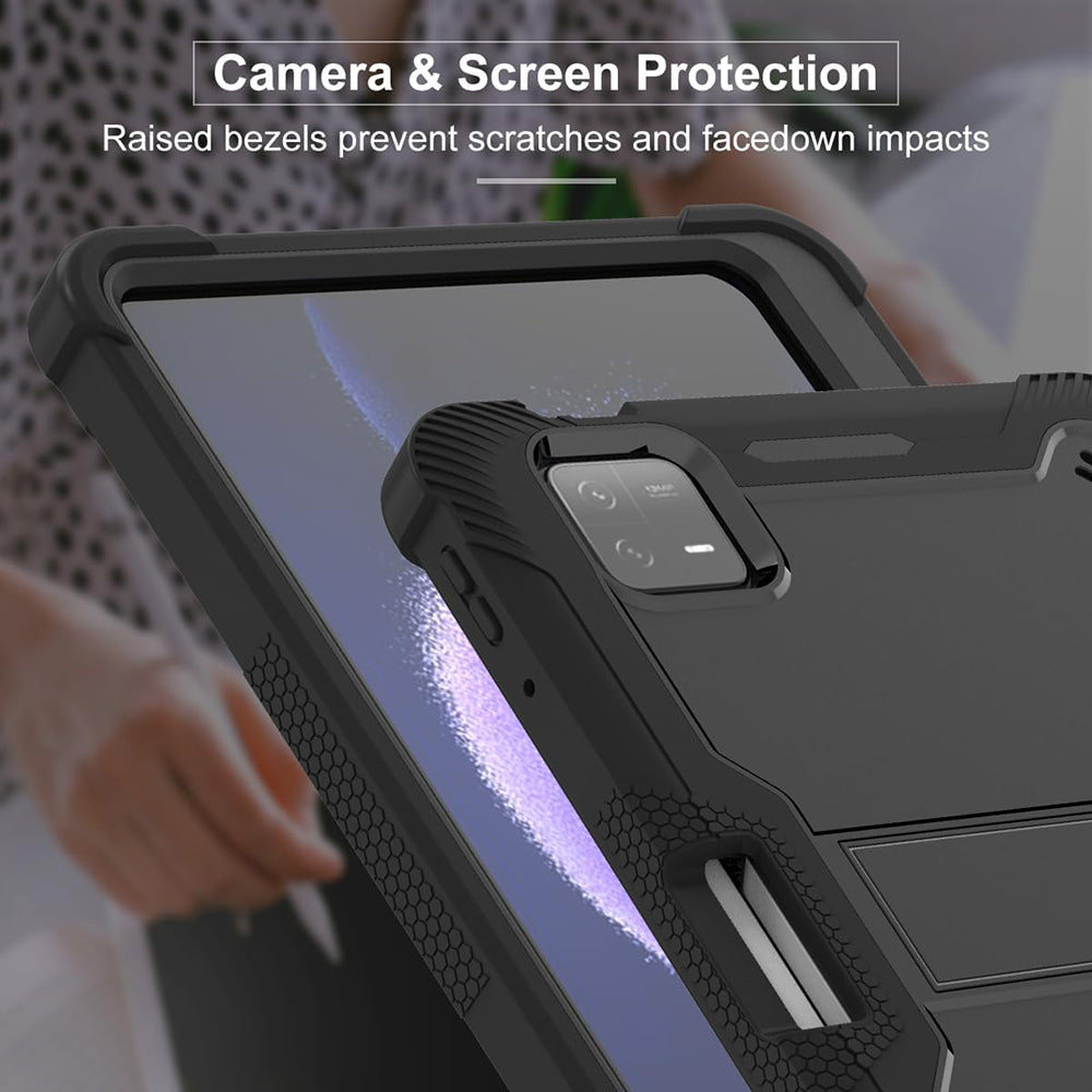 Techsuit - Rugged TabShell + Screen Protector - Xiaomi Pad 6 / Pad 6 Pro - Black