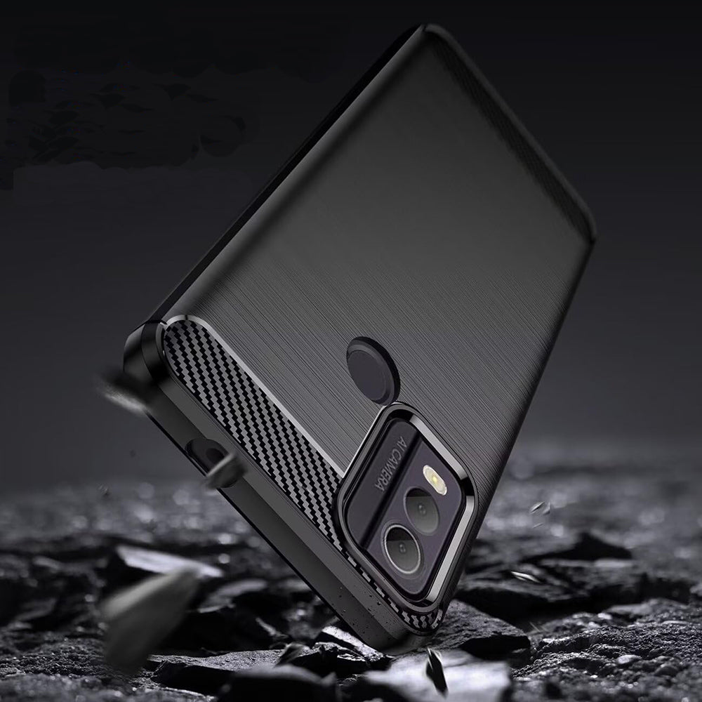 Techsuit - Carbon Silicone - Nokia C22 - Blue