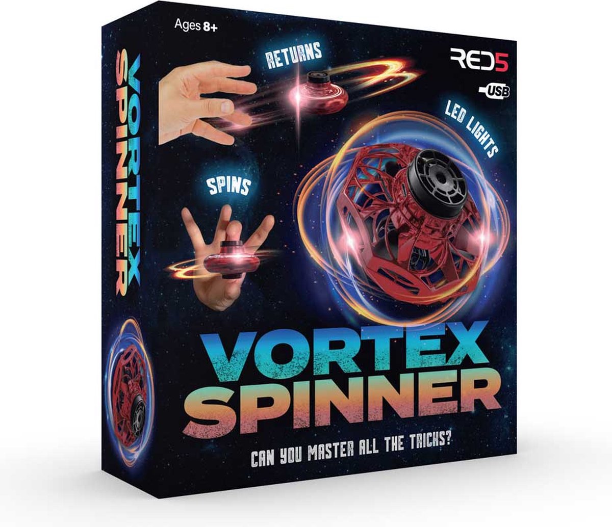 The Source Vortex Spinner - Red (Fidget Toy)