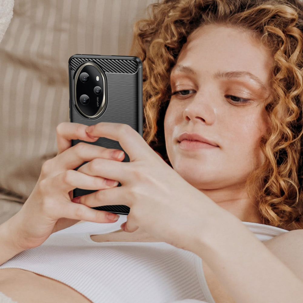 Techsuit - Carbon Silicone - Honor 200 Pro - Black