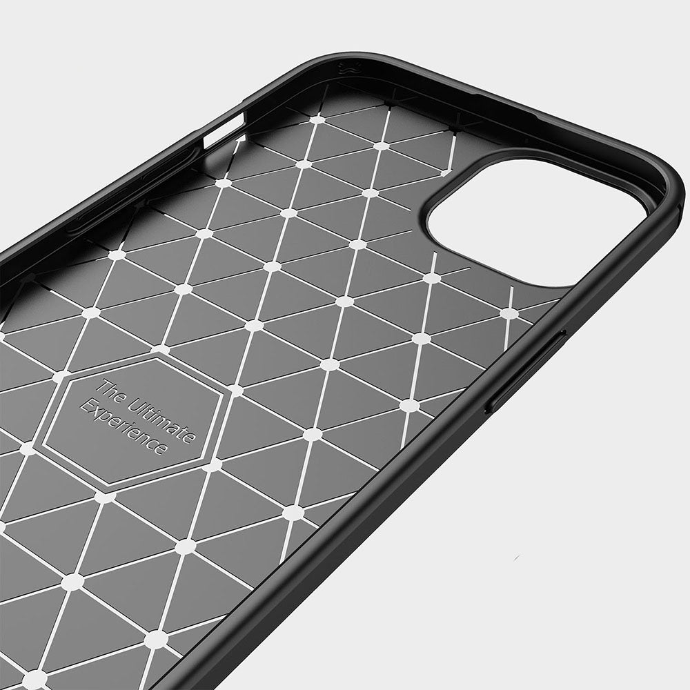Techsuit - Carbon Silicone - iPhone 13 mini - Black
