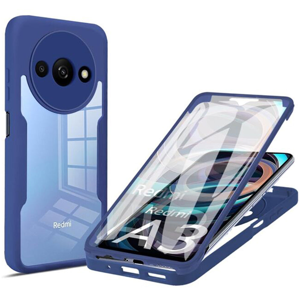 Techsuit - ColorVerse 360 Series + Screen Protector - Xiaomi Redmi A3 / Redmi A3x - Blue