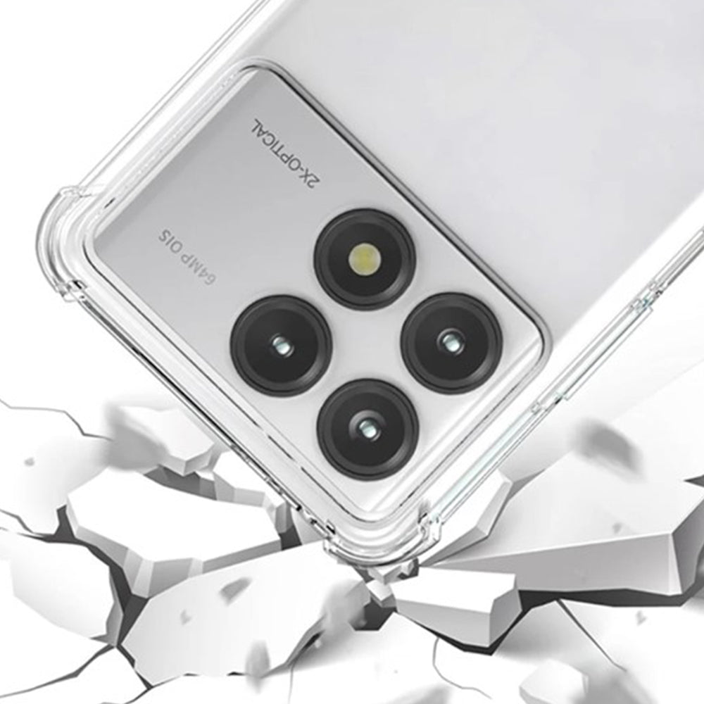 Techsuit - Shockproof Clear Silicone - Xiaomi Poco F6 Pro - Clear