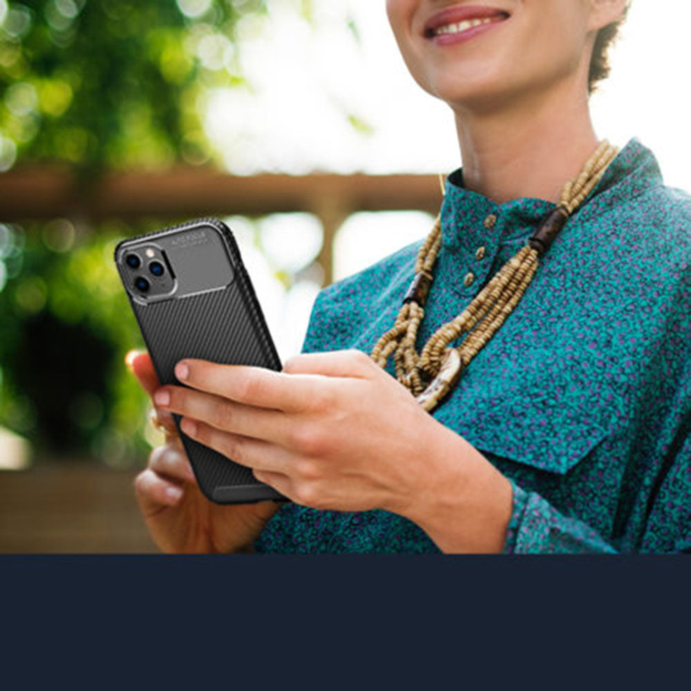 Techsuit - CarbonFiber - iPhone 16e - Black