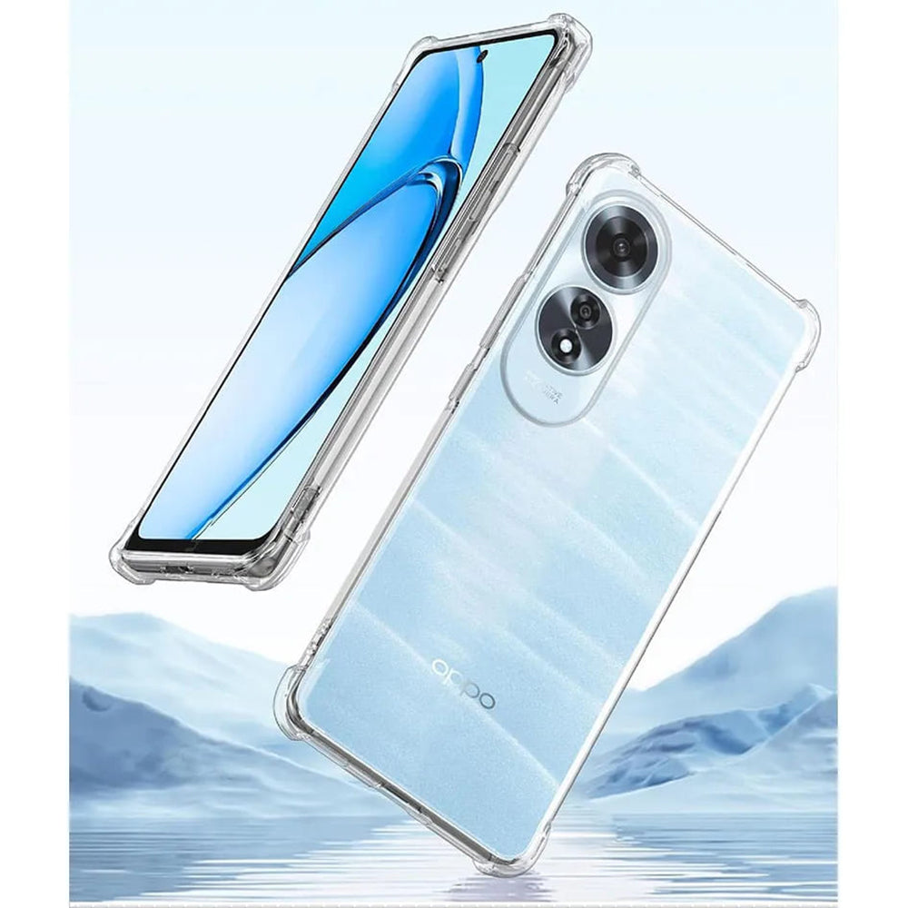 Techsuit - Shockproof Clear Silicone - Oppo A60 4G - Clear