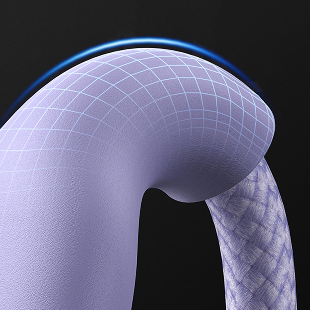 Baseus - Data Cable Flash Series 2 (CASS040005) - Fast Charge, USB to Type-C, Lightning, Micro-USB, 66W, 1.2 m - Purple