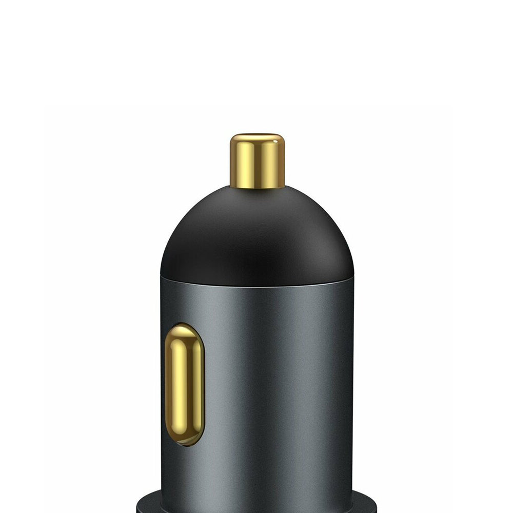Baseus - Car Charger Share Together (CCBT-C0G) - with Cigarette Lighter Expansion, USB-A, Type-C, 120W - Gray